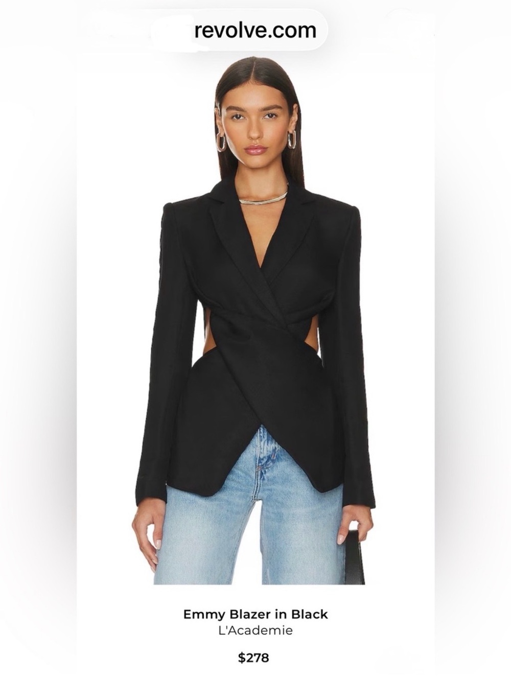 • L’Academie Emmy Blazer • sold on Revolve • NWT •
